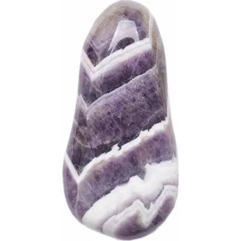 Ametyst tromlovaný chevron XXL - cca 4 - 5 cm