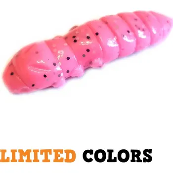 Umělá nástraha Gumová nástraha FishUp Pupa 1,5" 3,8cm Bubble Gum, black & silver SÝR (8ks)