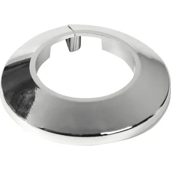 Jednoduchá rozeta Ø 15 mm plast chrom 1 Kus