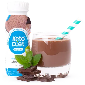 Keto dieta KetoDiet Proteinový drink 250 ml čokoláda