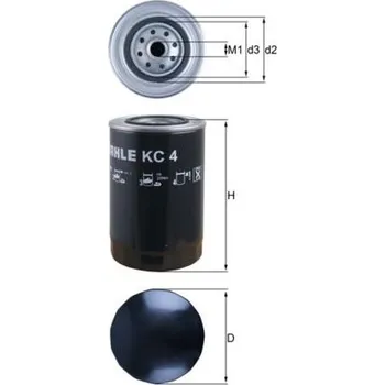 Filtr do auta Palivový filtr MAHLE KC 4