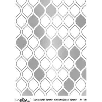 Nášivka Transferový obrázek na textil - stříbrné citrony -