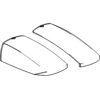 Zavazadlo na motocykl Kryt kufru SHAD SH23 D1B23E25 aluminium look