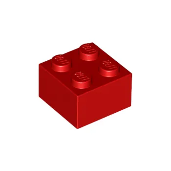 Dětské zboží 3003 Red Brick 2 x 2 (Červená cihla 2 x 2)