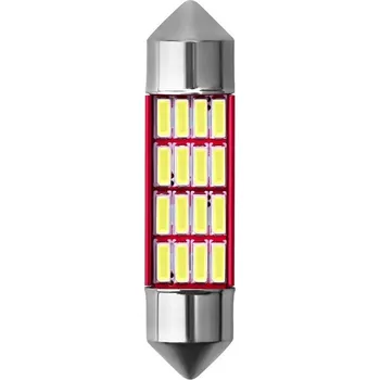 Autožárovka LED 16x 4014 SMD 360° SUFIT - 36mm, Bílá