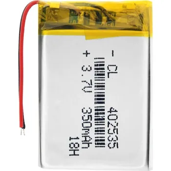 Li-Pol baterie 350mAh, 3.7V, 402535