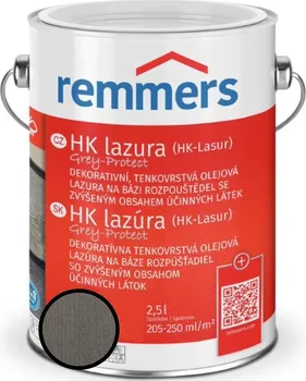 Barva na dřevo Remmers HK lazura 3v1 Grey Protect 2,5 l