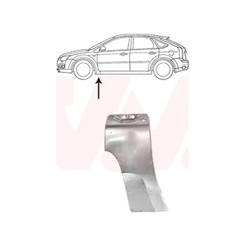 Blatník karosérie Blatník VAN WEZEL 1863155