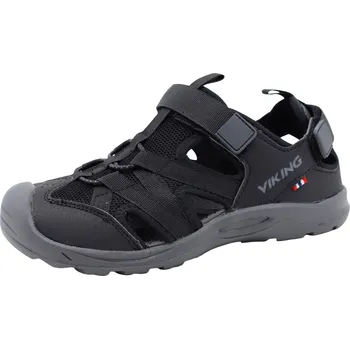 Chlapecké sandály VIKING Dětské letní sandále, sandálky VIKING, model 3-53695-277 ADVENTURE JR black/charcoal Velikost dětských bot: 36