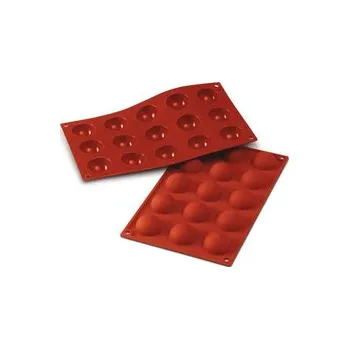 Forma na pečení Silikonová forma SILIKOMART - Polokoule 4 cm / 15 ks