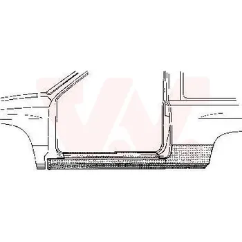 Prah karosérie Nástupní panel VAN WEZEL 3770101