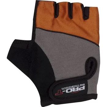 Cyklistické rukavice Rukavice PRO-T Rimini - oranžová, S