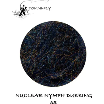 Nuclear Nymph Dubbing - Paris Blue Orange