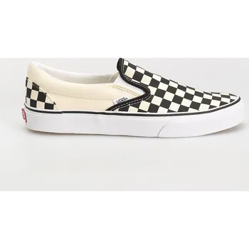 Pánské tenisky Vans Classic Slip On (blk whtchckerboard/white) 45, bílá