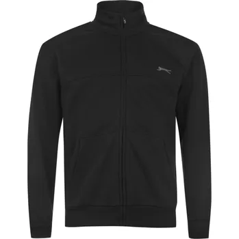 Pánská mikina Slazenger mikina na zip pánská Barva: Černá, Velikost: S