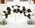 Balónek BA&C White/Gold a Black Balloon Garland 70 ks