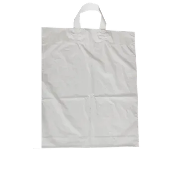 Sáček na potraviny Taška LDPE bílá 390x470+40/1ks s uchem