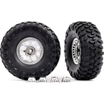RC náhradní díl Traxxas kolo 2.2", disk classic chromovaný, pneu Canyon Trail (2) (pro #8255A) - TRA8184