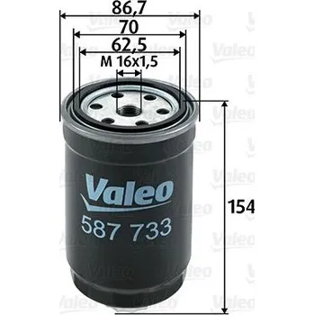 Palivový filtr Palivový filtr VALEO 587733