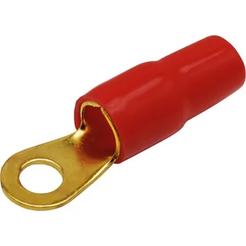 Auto elektroinstalace kabelové oko pro kabel 35mm2 / 8,4mm rudá izolace