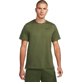 Pánské tričko Pánské funkční tričko s krátkým rukávem Nike NP DF NPC BURNOUT SS TOP 3.0 zelené DQ4866-326 - S | UK 11,5 | US 12,5