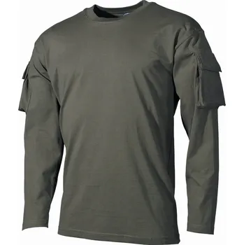 M.F.H. (Německo) Taktické triko VELCRO - dlouhý rukáv - Oliv Velikost: XXXL