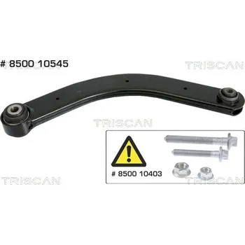 Zavěšení kol Řídicí páka, zavěšení kol Triscan A/S 8500 10545