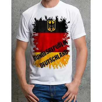 Pánské tričko tričko s vlajkou NĚMECKA 116