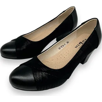 Dámské lodičky Cabin Dámské černé lodičky 06 Barva: Černá, Velikost: 36