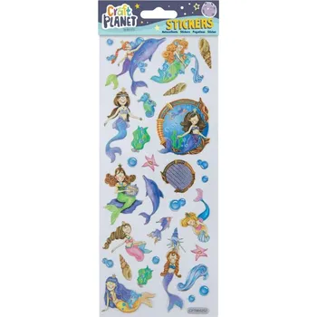 samolepka WEST DESIGN Samolepky třpytivé - Mořská víla