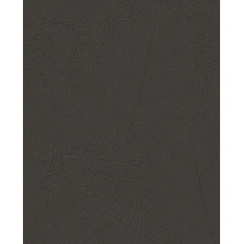 Tapeta Eijffinger Šedá vliesová tapeta na zeď, metalické listy, 324043, Embrace, Eijffinger, velikost 10 x 0,52 m