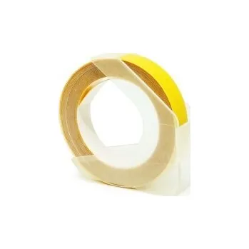 Pásek do tiskárny Gigaprint za páska DYMO S0898220 3D 9mm bílý tisk/světle žlutý podklad - kompatibilní