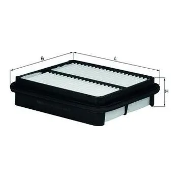 Vzduchový filtr Vzduchový filtr MAHLE LX 862