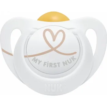 NUK Dudlík Star latexový dudlík 0-6 m - srdce