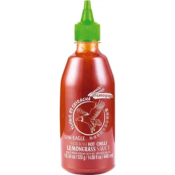 Koření UNI-EAGLE Sriracha chilli omáčka s citronovou trávou 520 g
