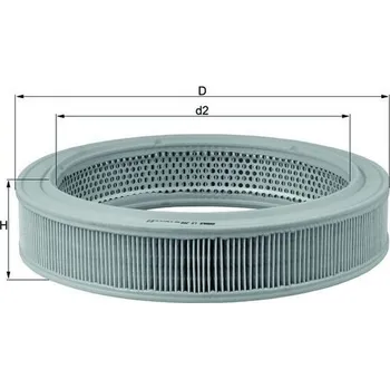 Vzduchový filtr Vzduchový filtr MAHLE LX 208