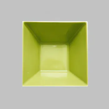 Suisse Langenthal | Miska hranatá, světlezelená, 9,2 x 9,2 cm, Actual