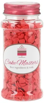 Jedlá dekorace na dort Cake Masters Zdobení na cukroví a dorty 70 g červená srdíčka
