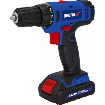 Dedra DED7878 Aku vrtací šroubovák 14,4V, 1,5Ah, 1h, 0-400/0-1350rpm