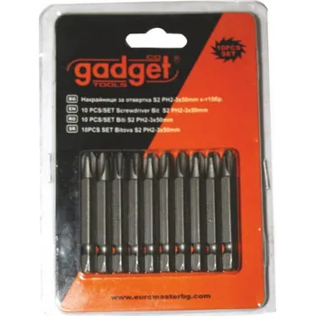 Bit Sada šroubovacích bitů PH3 1/4 CrV (10 ks)