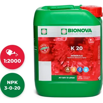 Hnojivo Hnojivo BioNova K 20 Objem: 5l