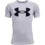 Dětské funkční tričko s krátkým rukávem Under Armour B TECH BIG LOGO SS TEE šedé 1363283-011 - YXL | UK 7,5 | US 10