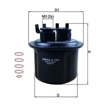 Palivový filtr Palivový filtr MAHLE KL 1050D