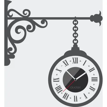 Hodiny Clocker Nalepovací hodiny Street clock Barva ciferníku: Černá