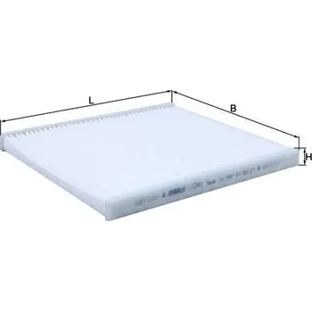 Ventilátor topení a klimatizace Filtr, vzduch v interiéru KNECHT LA 241