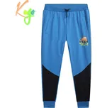 CHLAPECKÉ TEPLÁKY modrá Kugo MT1606 (Chlapecké bavlněné tepláky)