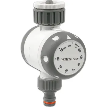 Bradas Zavlažovací časovač mechanický 3/4" - 1" VNZ / rychlospojka WHITE LINE