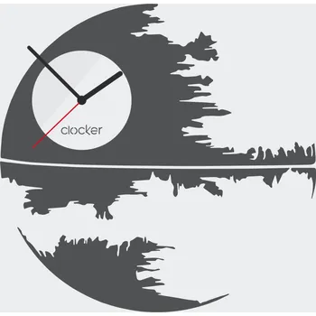 Samolepící dekorace Clocker Nalepovací hodiny Death star Barva ciferníku: Bílá