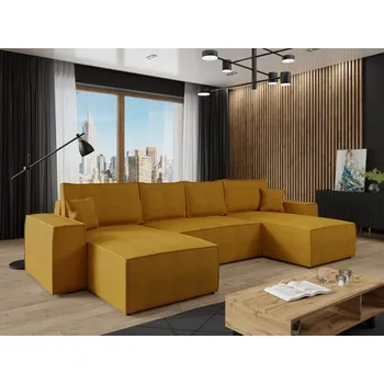 Sedací souprava Rohová sedací souprava s funkcí spaní Maryn U Menšestr, Potahy: Poso 01 MIRJAN 5903211205101