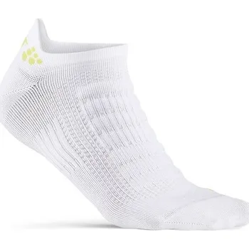 Pánské ponožky Nízké funkční ponožky Craft ADV DRY MID SHAFTLESS SOCK bílé 1910635-900000 - 46-48 | UK 7,5 | US 9,5
